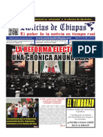 Periódico Noticias de Chiapas, Edición Virtual Miércoles 07 de Diciembre de 2022
