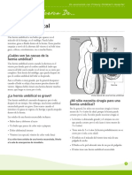 Umbilical Hernia (Let's Talk About... Pediatric Brochure) Spanish