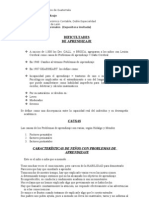 Dificultades de Aprendizaje (Doc. Apoyo Alumnos)