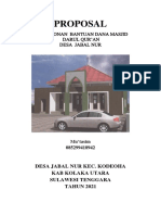 Proposal Dan Gambar Masjid Darul Quran