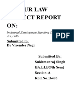 Labour Law Project-1