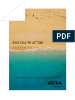 SIDS Call To Action COP 27 and Beyond