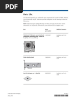 (R4A) EX C60 - C70 Parts List - For Serial Prefix