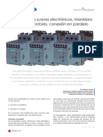 Arrancadores Suaves Electrónicos. Maniobra de Varios Motores, Conexión en Paralelo