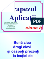 5 Aria Trapezului. Prezent