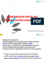 Ketrampilan Pemeriksaan Instalasi