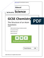 Structure of An Atom Revision Paper