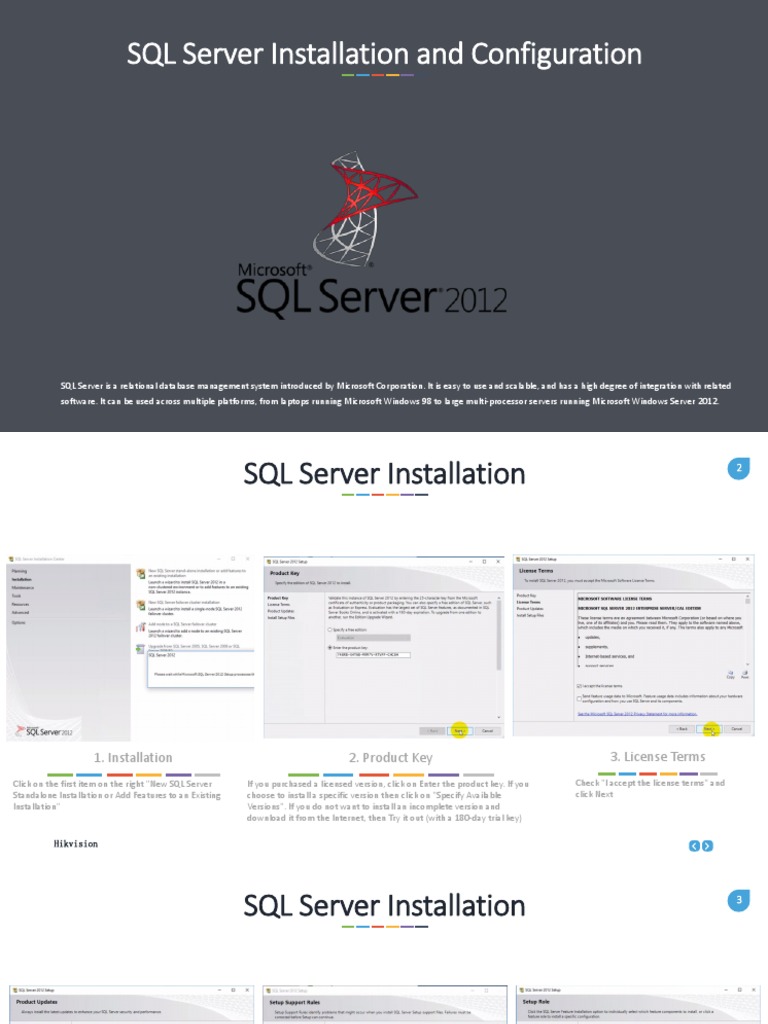 SQL Server Basic Installation and Configuration | PDF | Installation ...