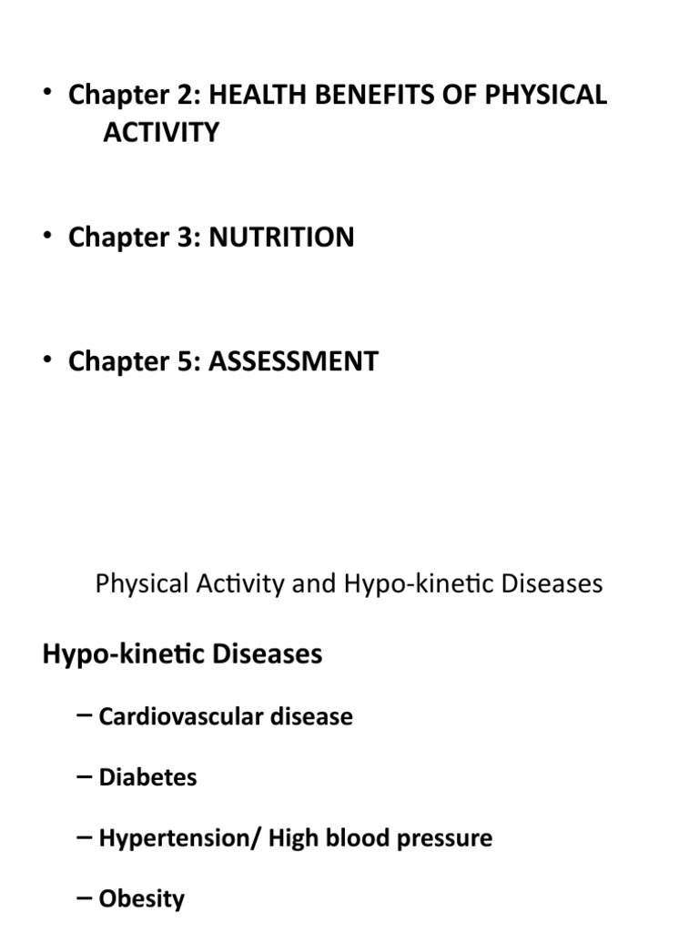 Health Benefits of Nutrition & Fitness | PDF | Obesity | Hypertension