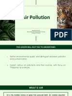 Lesson 9 - Air Pollution