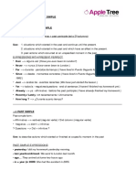 Present Perfect vs. Past Simple Grammar - Marta's Notess