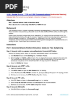 14.8.1 Packet Tracer - TCP and UDP Communications