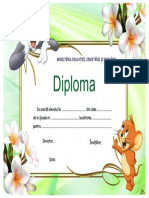 Diploma Gradinita Tom Si Jerry