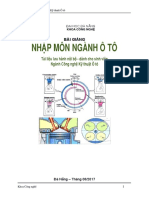 Bài Giảng Nhập Môn Ngành ô Tô - ĐH Đà Nẵng - 1120434