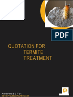 Termite Treatment at Getz Pharma