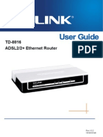TD-8816 User Guide