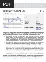 Analyst Report - 20110311 - Continental Coal (Old Park Lane Capital)