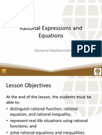 4 Rational Equations and Inequalities