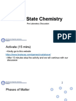 Pre Lab Solid State Chemistry