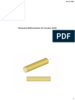 Torsional Deformation of Circular Shaft