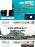 MSOSH - Program Mindset Kerja Selamat Kita Selamat