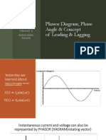 Lecture 2 - (Updated) Phasor Diagram Concept of Leading and Lagging