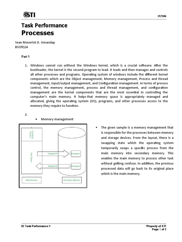 Understanding Operating System Processes Through Analysis of Kernel ...