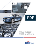 JSW Cold Rolled Brochure 10.03.2022