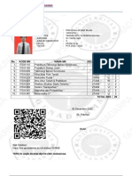 Kartu Rencana Studi (KRS) SEMESTER PTA 2022 / 2023