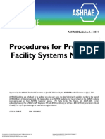 ASHRAE Guideline 1.4-2014 Procedures For Preparing Facility Systems Manuals