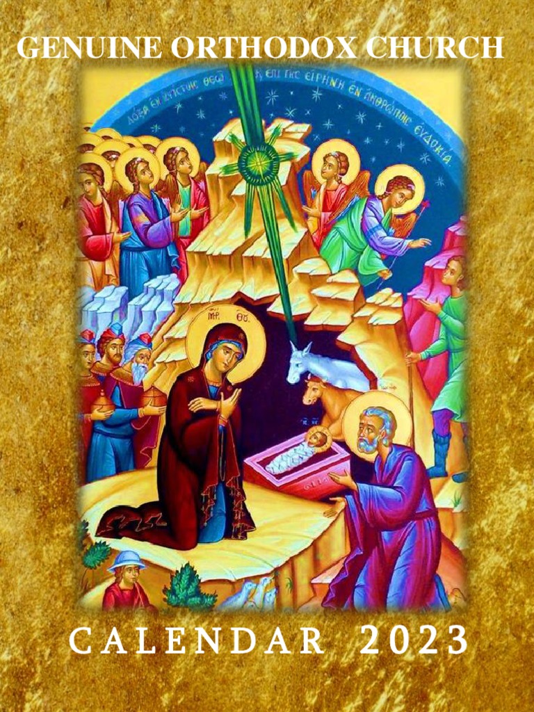Orthodox Calendar 2023 | PDF | Eastern Orthodox Church | Mary, Mother Of  Jesus