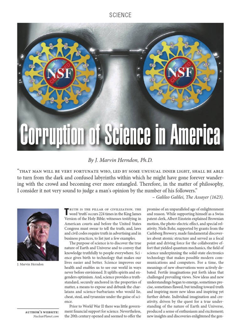 Corruption of Science in America | PDF