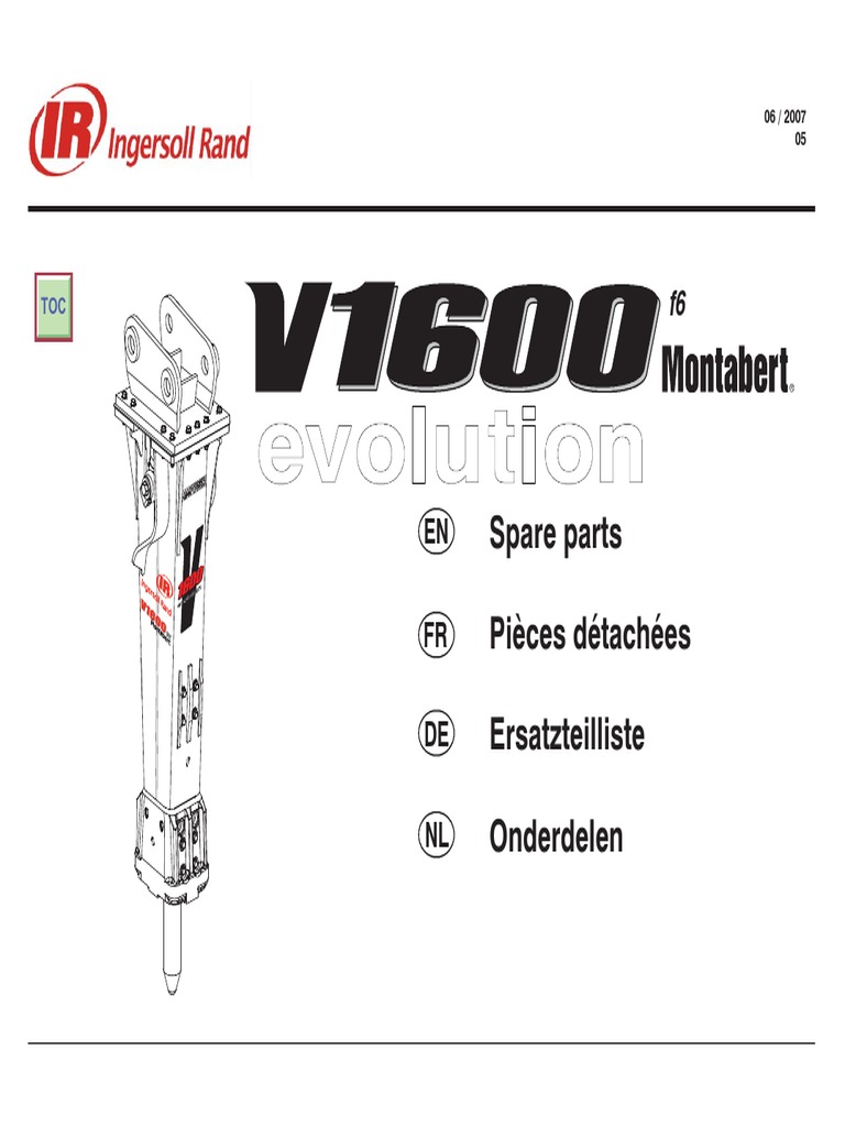 Catalogo Rompedor V1600 | PDF