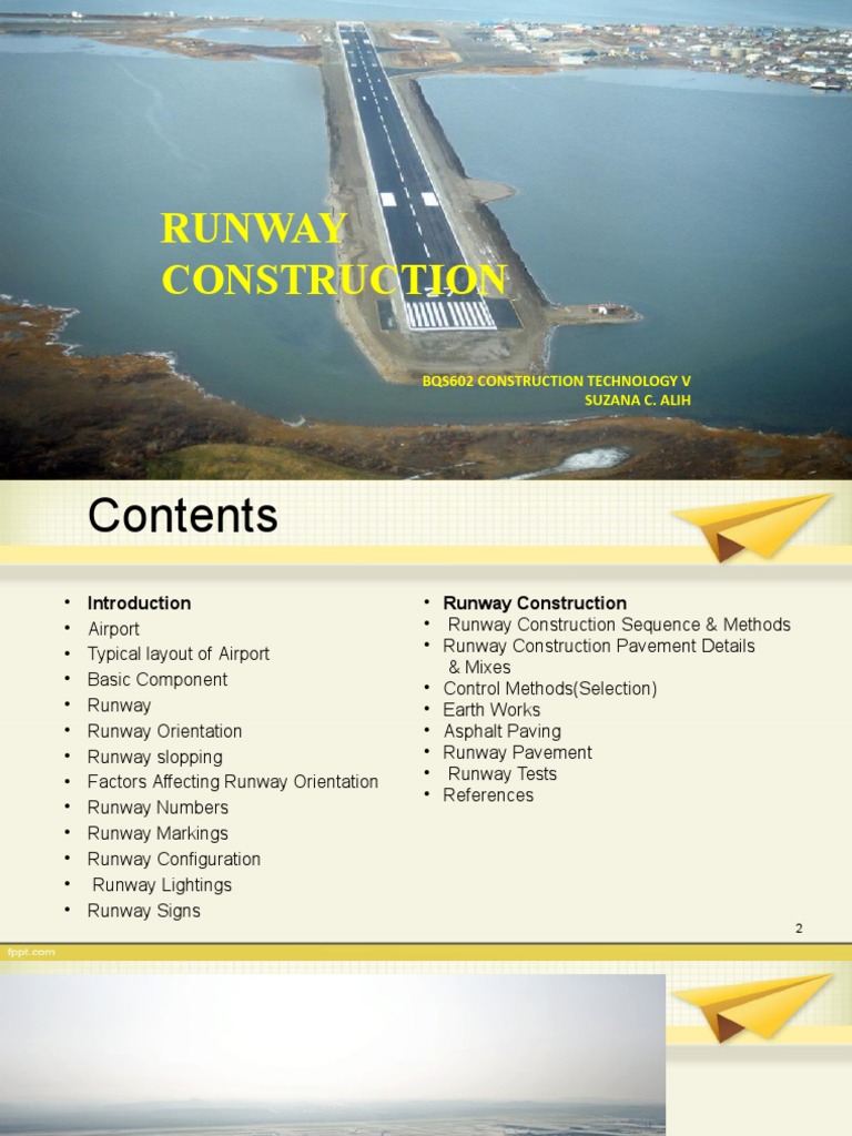 Runway Construction Techniques and Materials | PDF | Runway | Road Surface