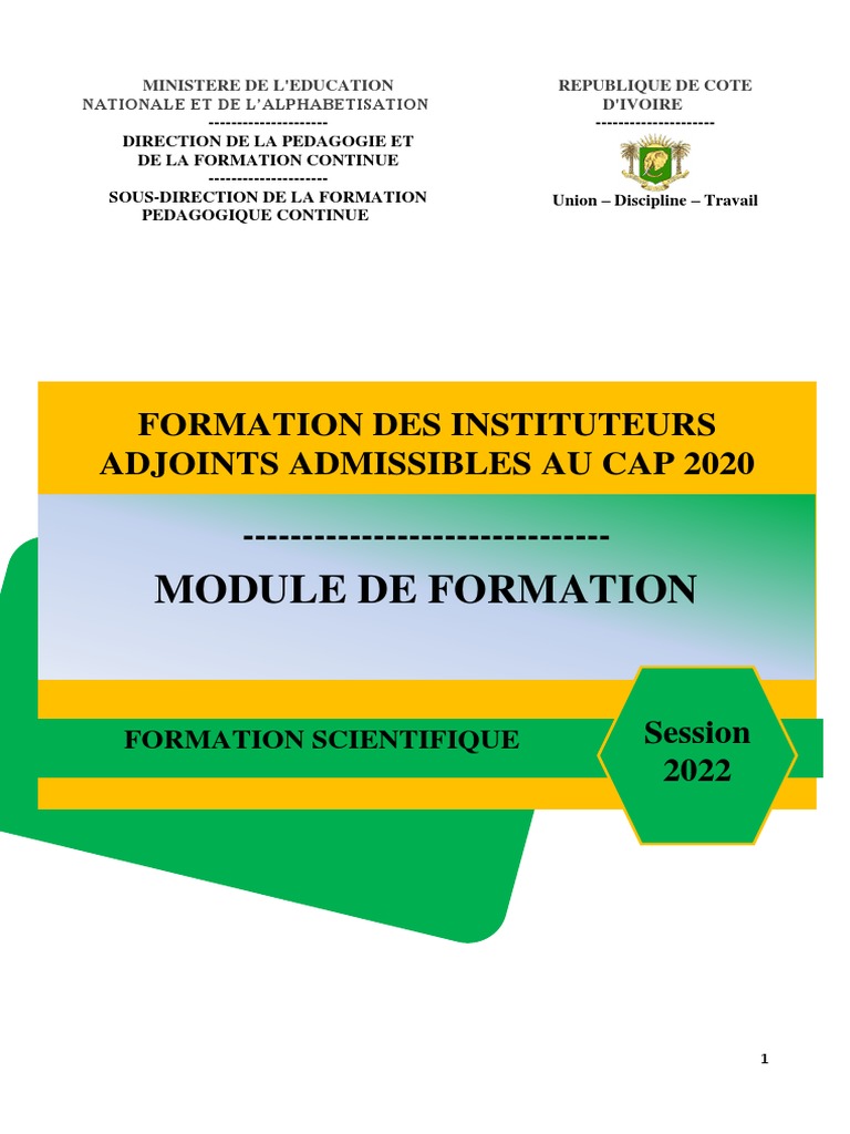 Formation des Instituteurs : Programmes de Sciences | PDF | Nourritures ...