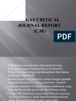 Tugas Critical Journal Report (CJR) - Kelompok