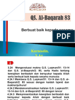 QS. Al-Baqarah 83 Berbuat Baik Pada Sesama