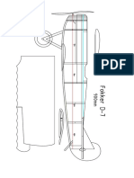 Fokker D-7 900mm