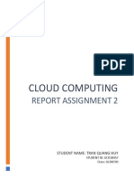 Assignment2 TranQuangHuy GCD18457 CloudComputing