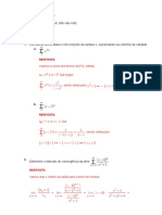 Exercícios de apoio - Semana 4_ CÁLCULO IV_Gabarito - MCA004