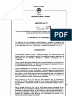 Decreto 2730 Gas Natural Colombia