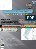 Lap Saber Pungli Res Tegal 15 Des 2022