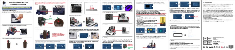 Anycubic Photon M3 Plus Installation Guide Qu - 220322 - 2 | PDF
