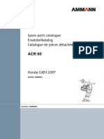 AMMANN ACR 60 GXR 120 Onderdelenboek