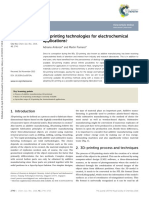 3D-printing technologies for electrochemical applications