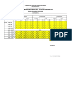 Jadwal PBM Daring, Selasa