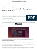 Stress-Ng - Estressando CPU, Memória RAM e Disco Rígido No Linux