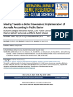 Moving Towards A Better Governance Implementation of Accruals Accounting in