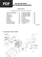 IM 550F/IM 550FG IM 600F/IM 600SRF/IM 600SRFG: Parts Catalog