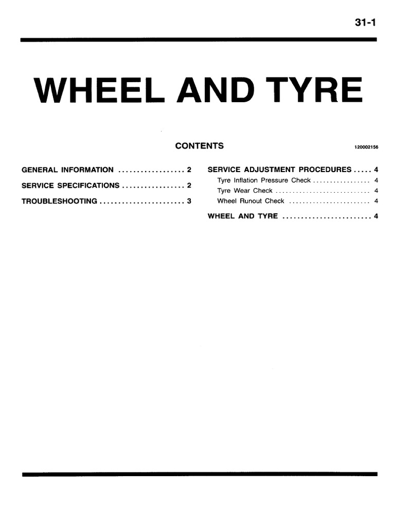 Wheel Tyres PDF